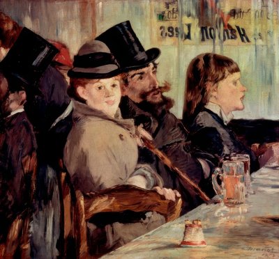 Im Café von Édouard Manet